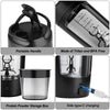 Electric Portable Whey Protein Shaker Bottle - BRILLANTREE