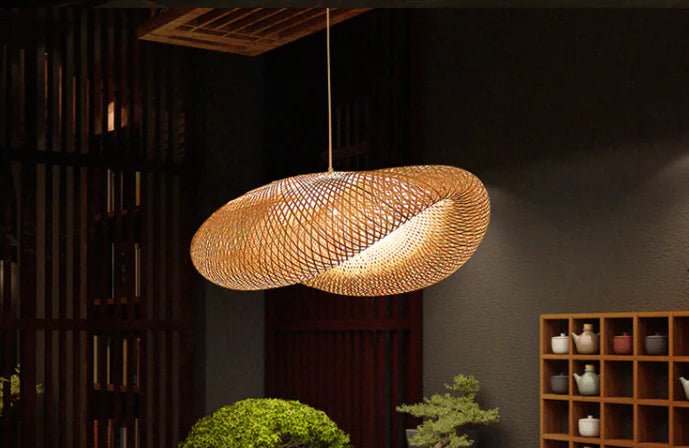 Handmade Bamboo Pendant Lights - BRILLANTREE