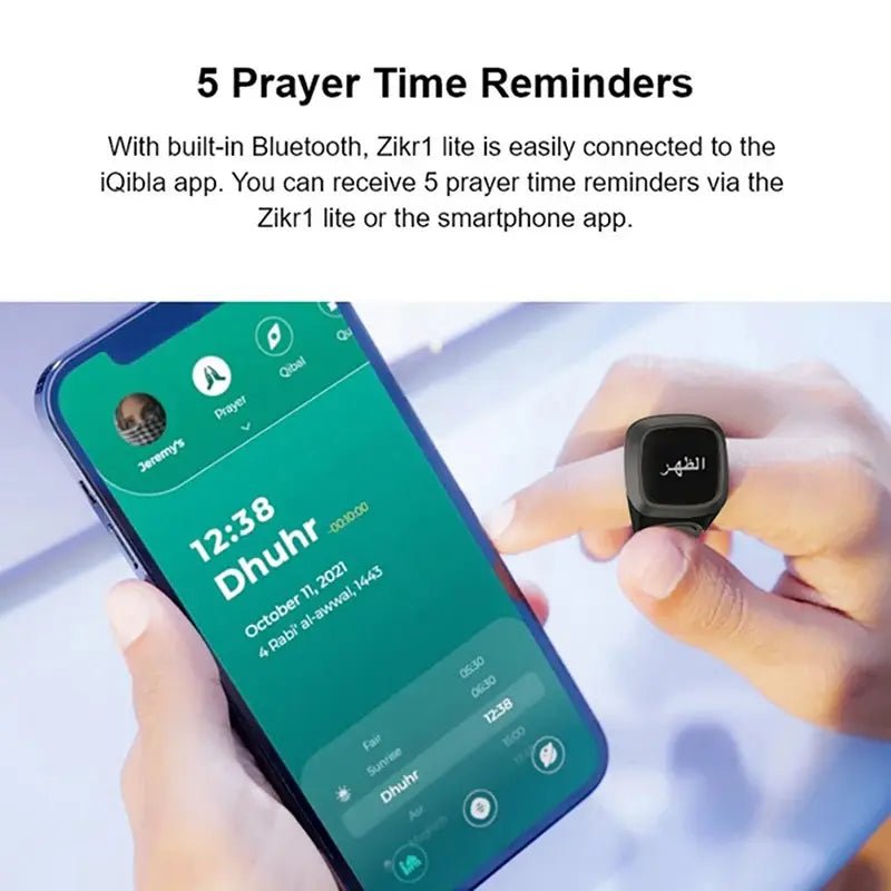 Smart Bluetooth Tasbih Ring For Muslims - BRILLANTREE