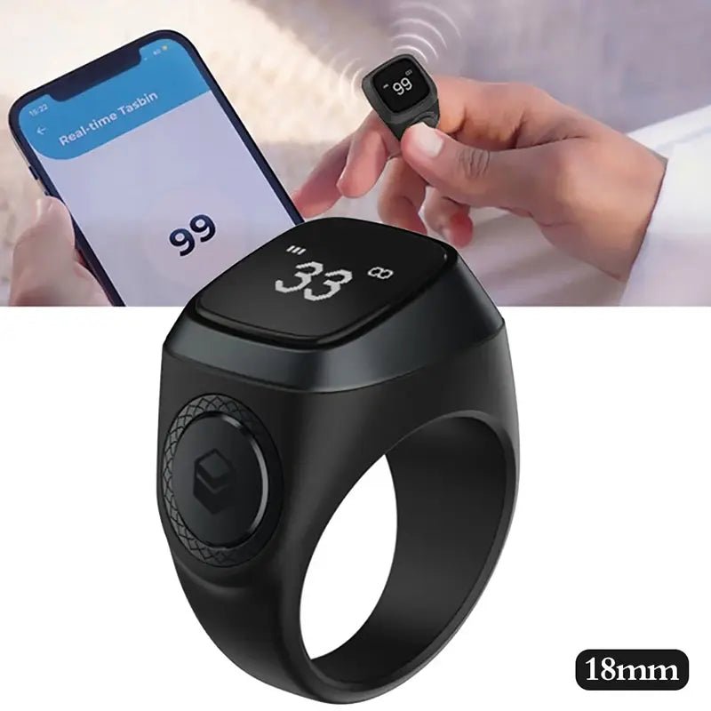 Smart Bluetooth Tasbih Ring For Muslims - BRILLANTREE
