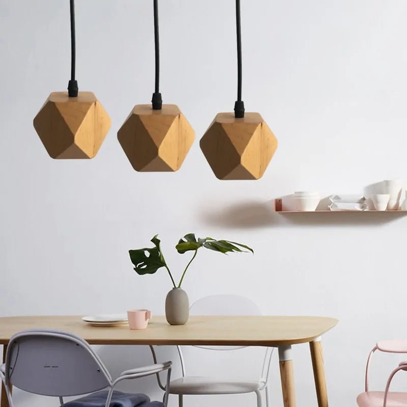 Wood Pendant Lights - BRILLANTREE